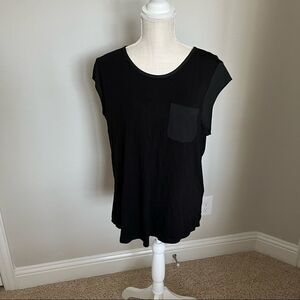 Black Calvin Klein Short Sleeve TopSize 0X